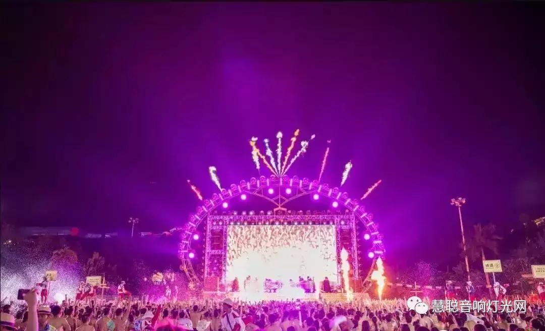 舞台音响系统连接图,演出现场音响