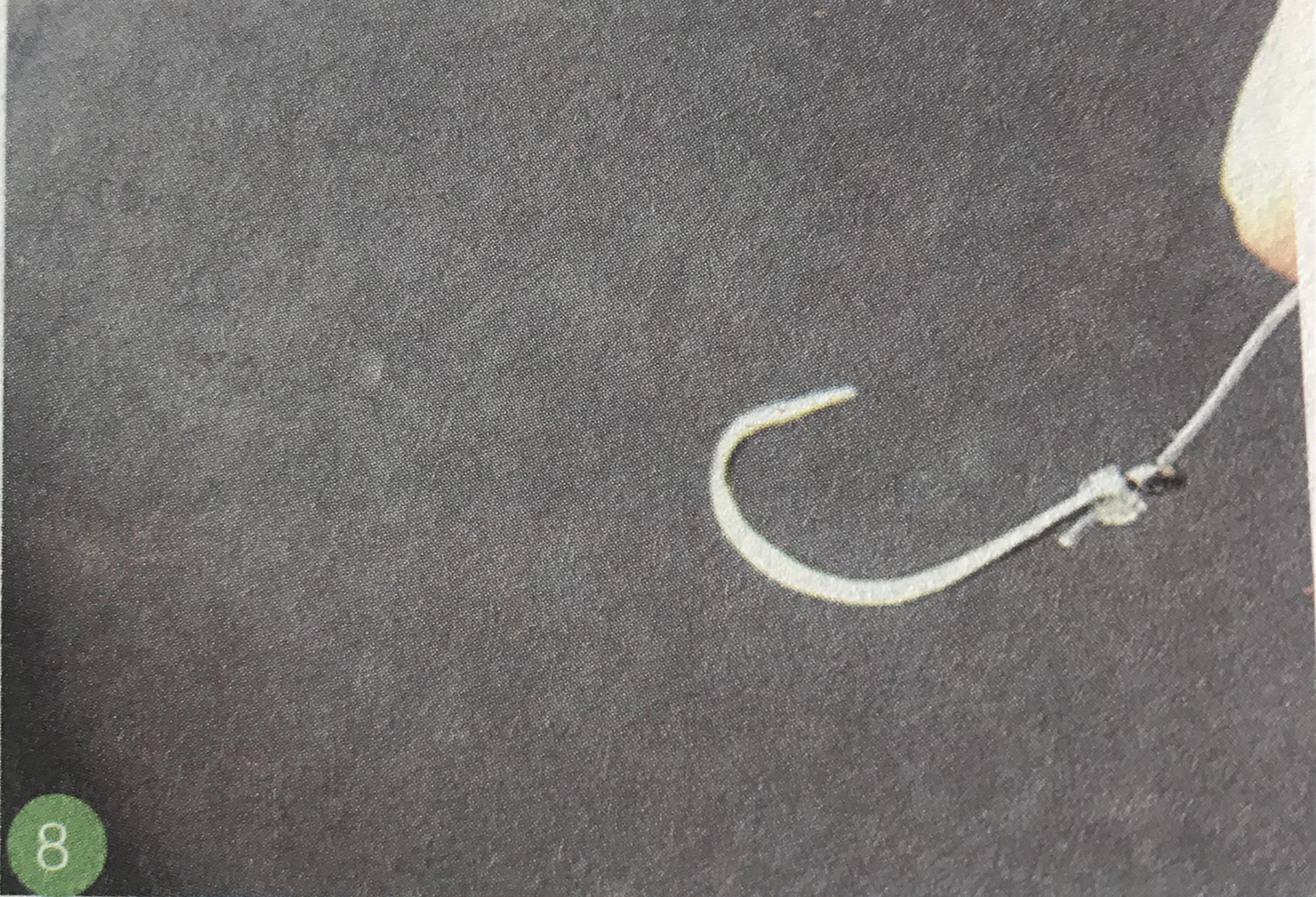 鱼钩绑在八字环上怎么绑鱼线,钓鱼新手怎么绑鱼钩入门视频教程