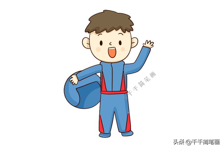 教你画Q版人物,画画手抄报中的q版人物简单教程