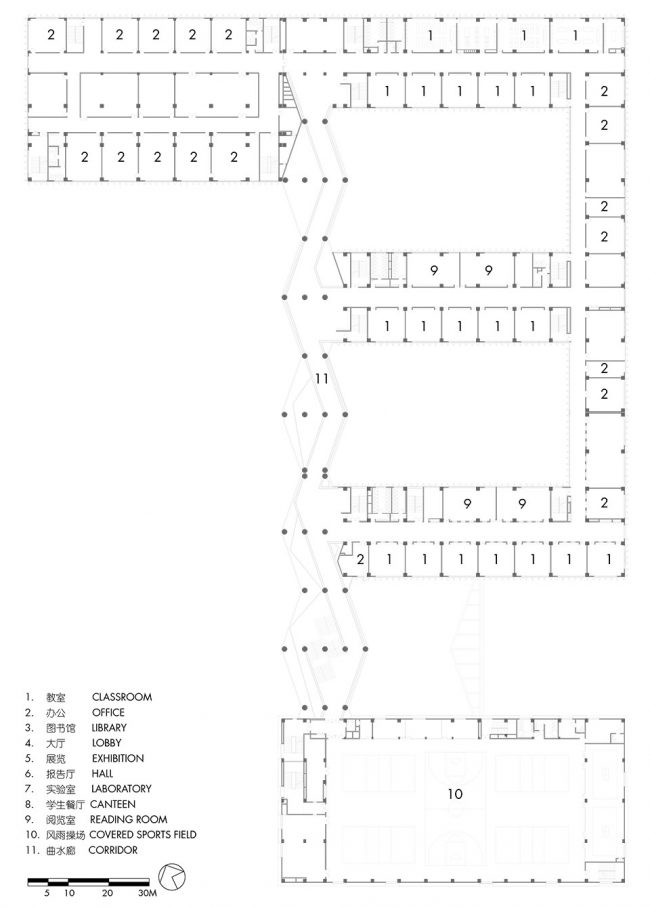 天津泰达一中——神奇的“麻花辫”