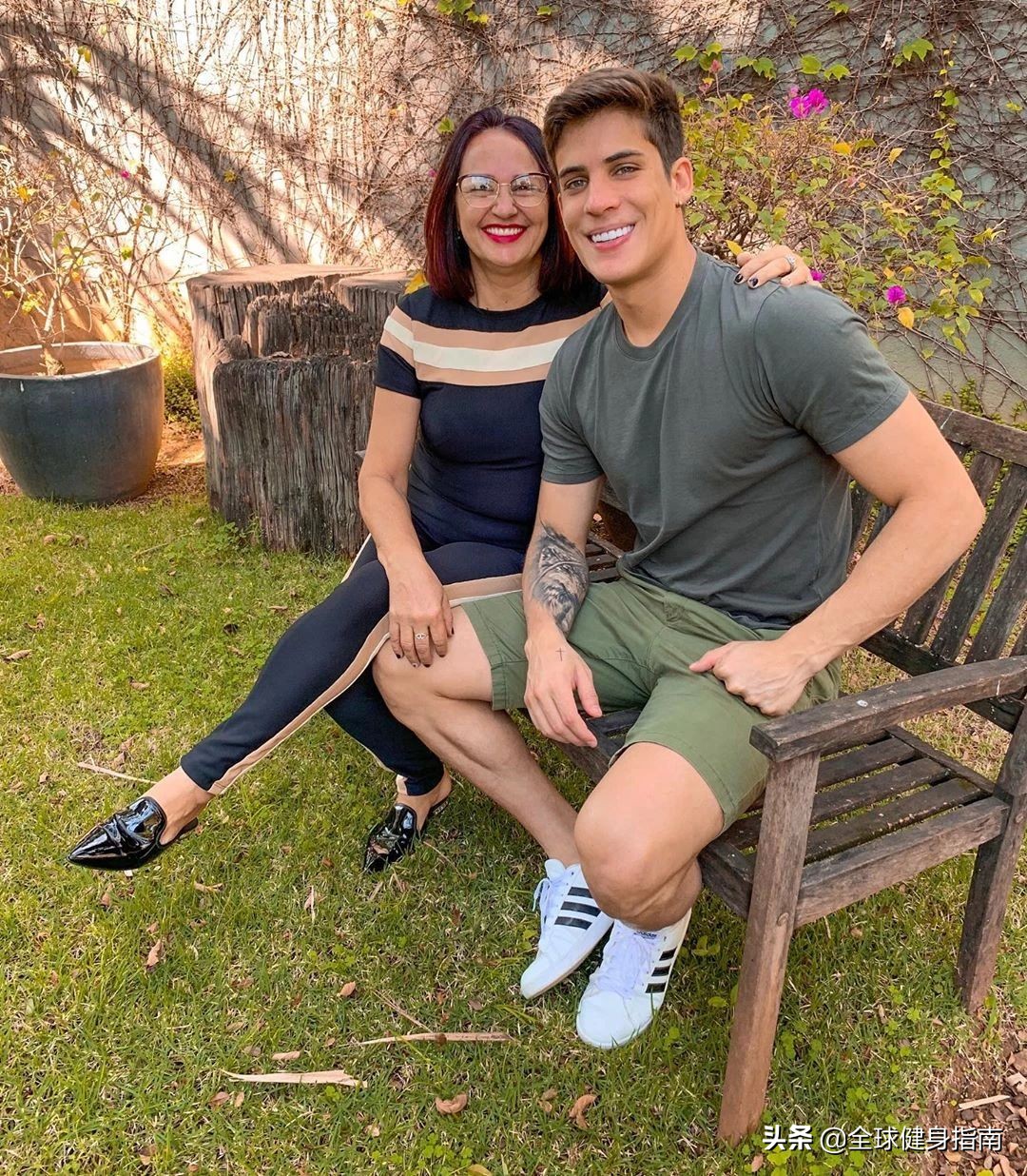 内马尔年轻男模,内马尔老妈照片