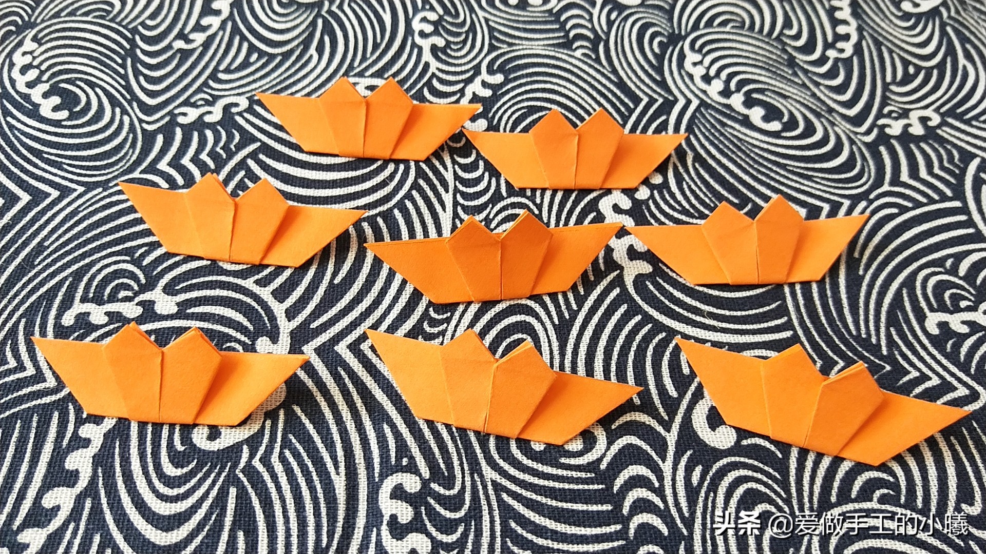 向日葵手工折纸手抄报立体,可以套在手上的向日葵折纸