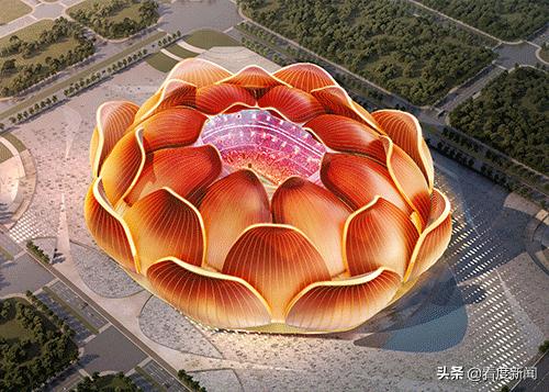 恒大新主场荷花,恒大新球场荷花效果图
