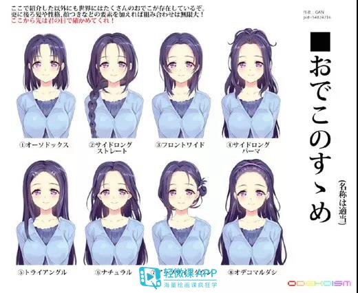 女生漫画发型100种简单画法图解,短发漫画发型女2020流行发型