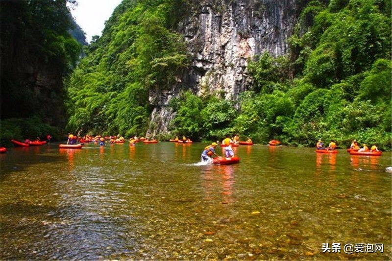 贵州最美漂流,贵州最美的溪水山水美景