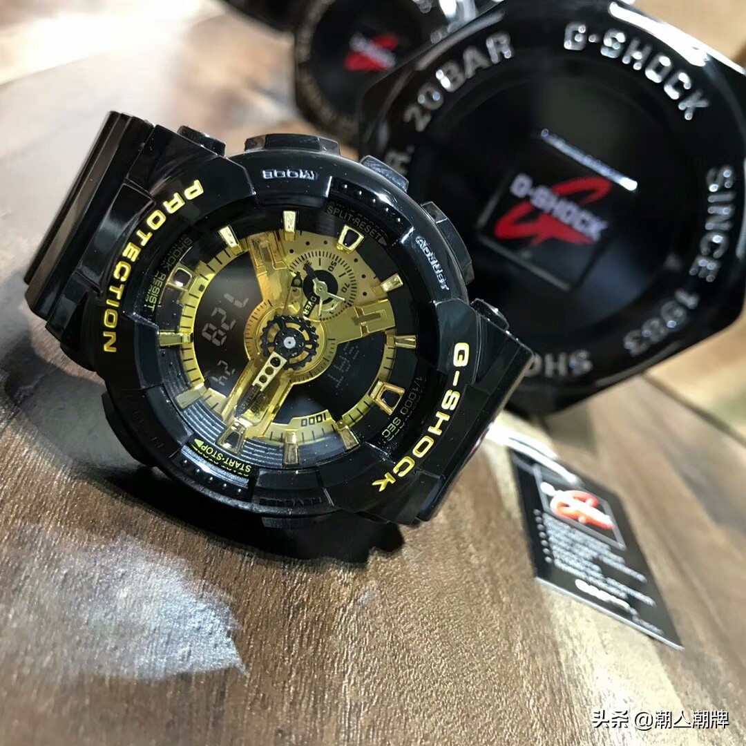 卡西欧gshock黑金按键防水,卡西欧g-shock黑金防水实测