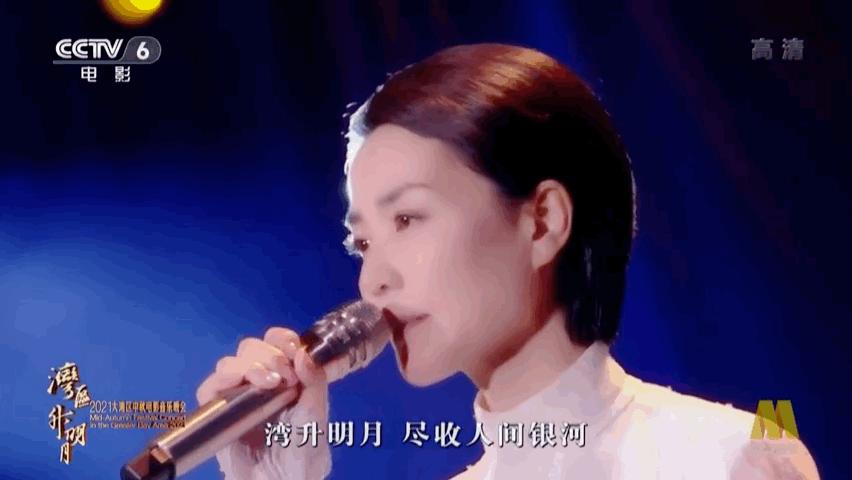 大湾区王菲出场谢霆锋表现,大湾区晚会谢霆锋王菲同台了吗