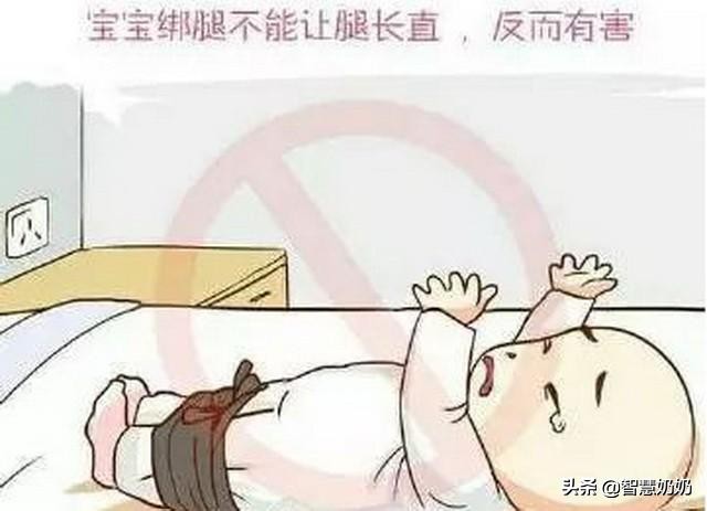 宝宝o型腿绑腿正确绑法图片,新生儿绑腿好还是不绑腿好
