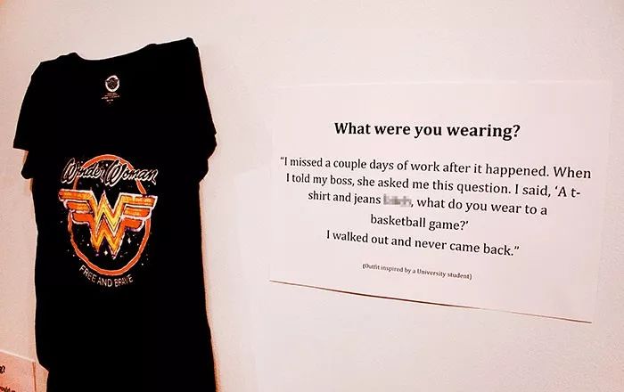 这里有100件他们被性侵时穿的衣服