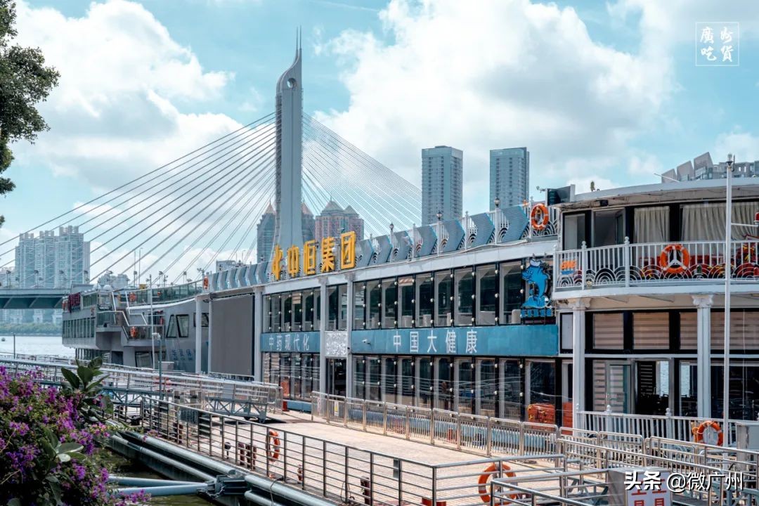 广州游船上吃早茶,广州船游珠江早茶