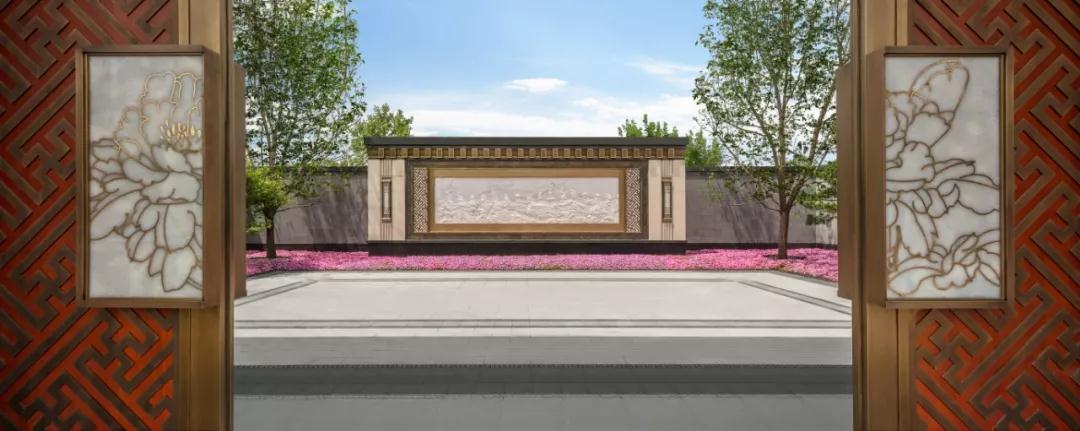 依山傍水苏式园林庭院,自然清幽山谷依山而建的院落