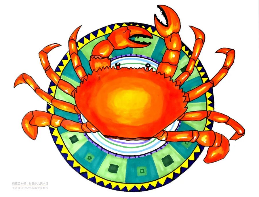 儿童画秋风落叶,儿童画教学简单6-9岁中秋