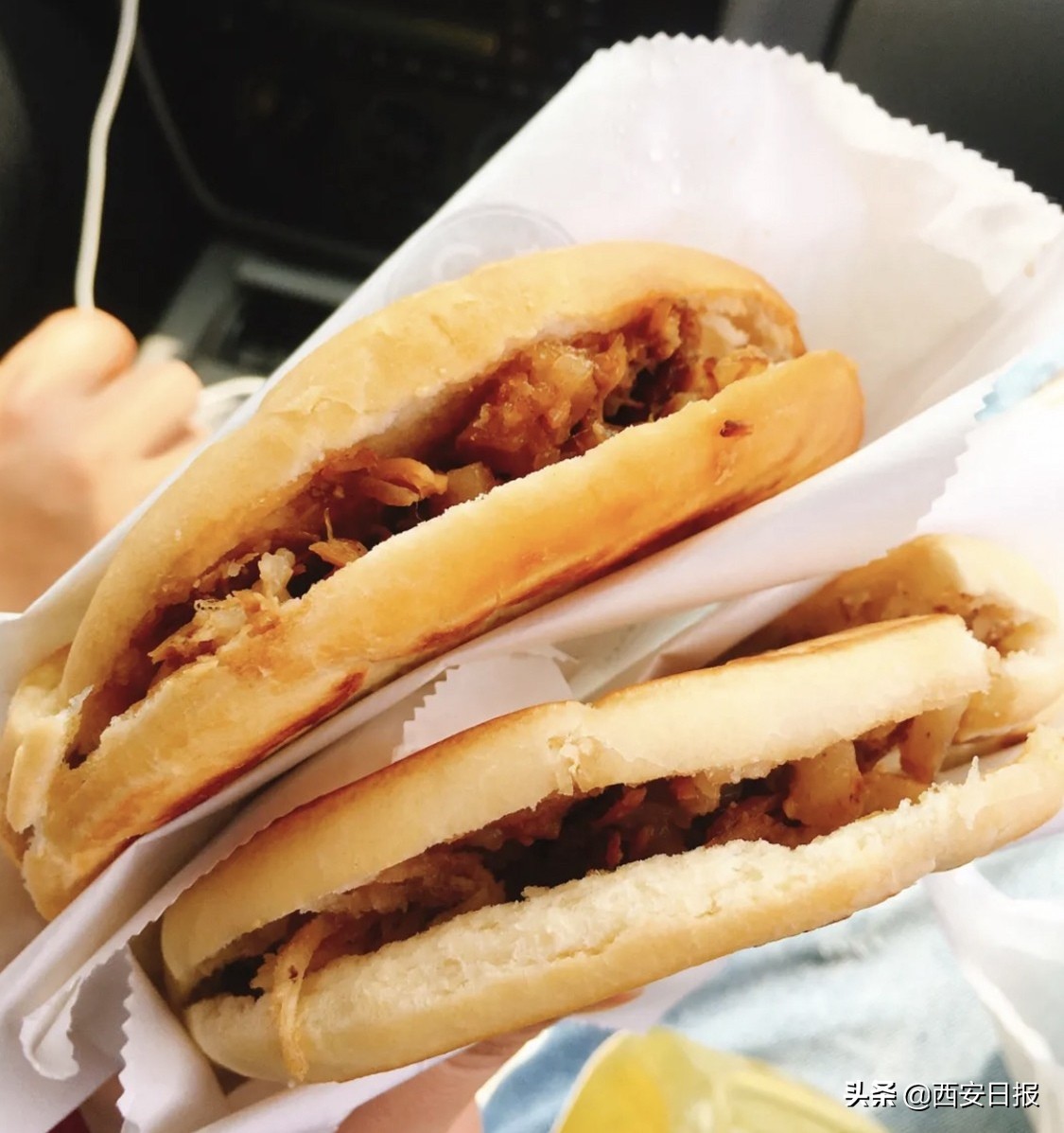 5块多钱的肉夹馍回来了