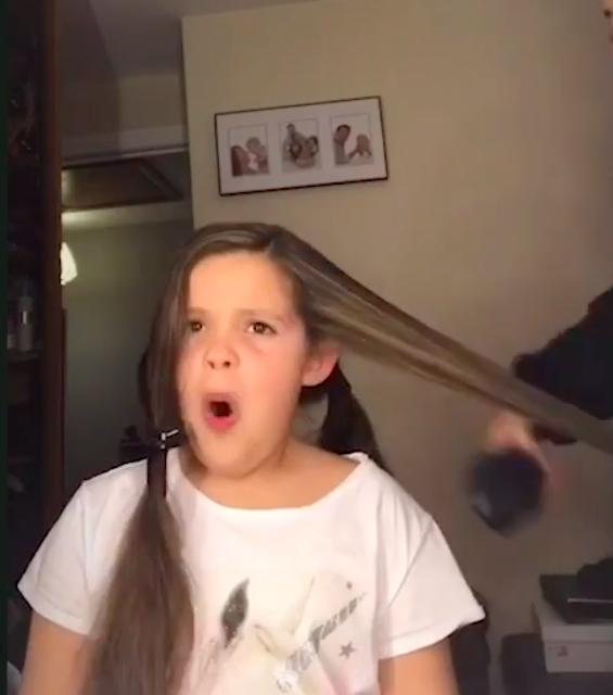 只用一个袜子就可以卷发,大波浪一次性卷发教程理发店真人