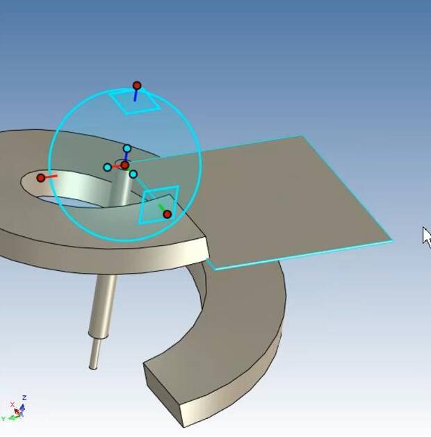 caxa3d实体设计滑梯,caxa三维球旋转教学