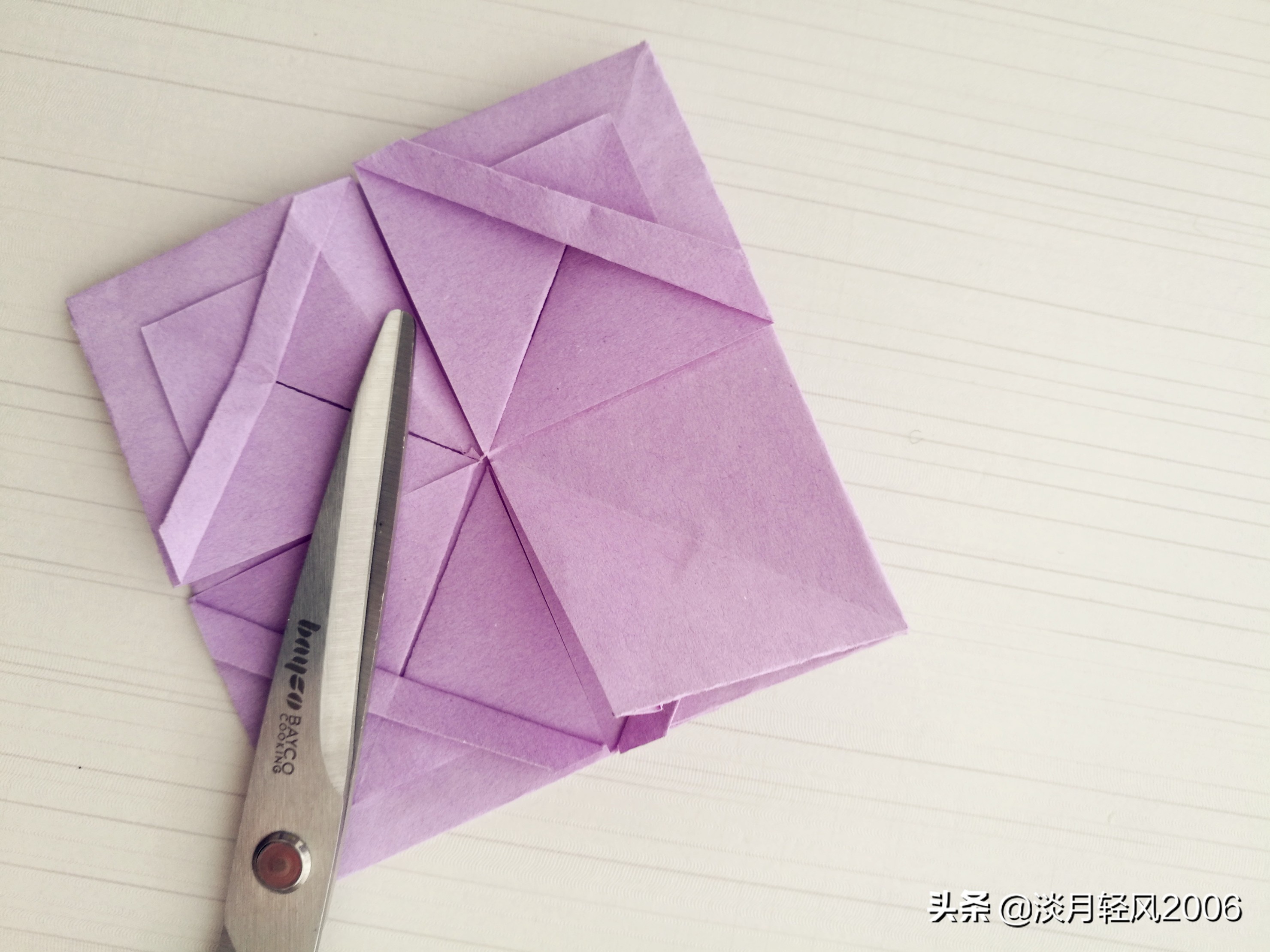 手工DIY制作花篮,简单折少女心的手工