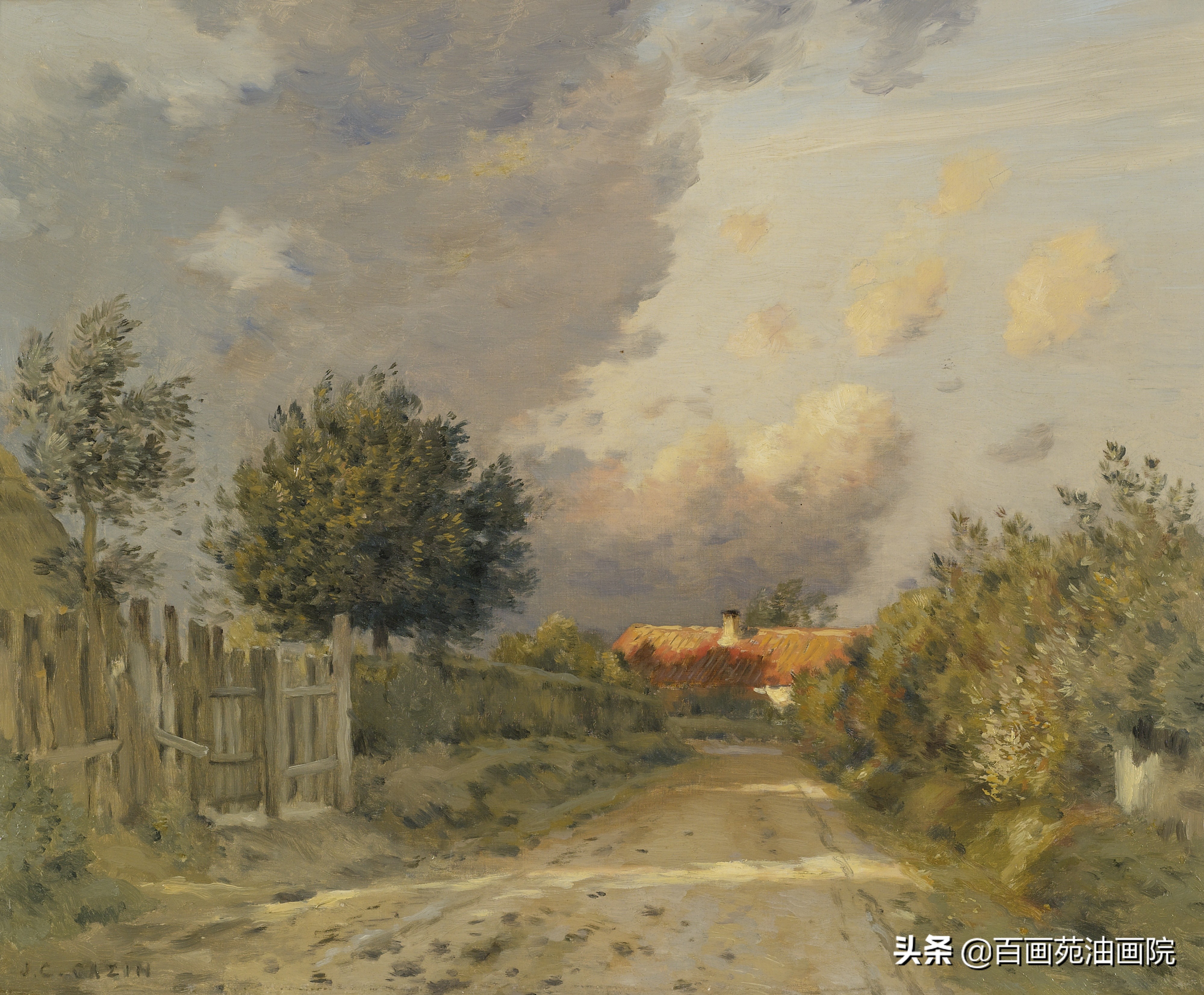 风景油画高清大图,风景油画视频教程