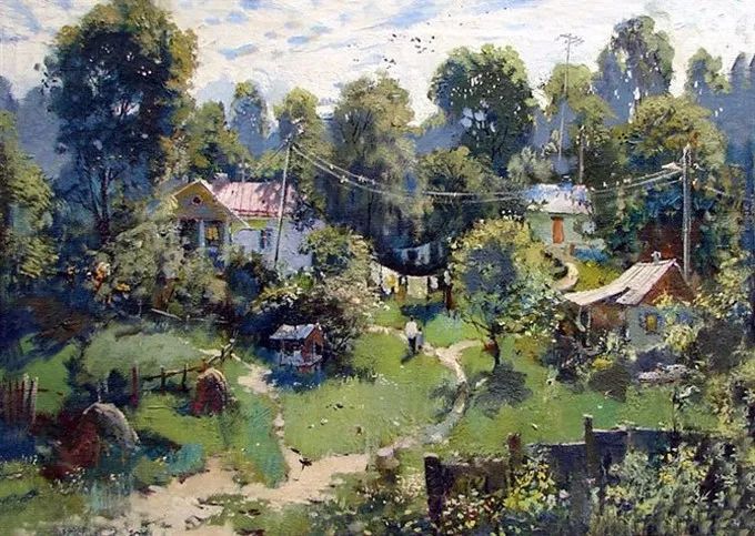 西欧大师画家的风景油画作品,卢卡斯风景油画作品