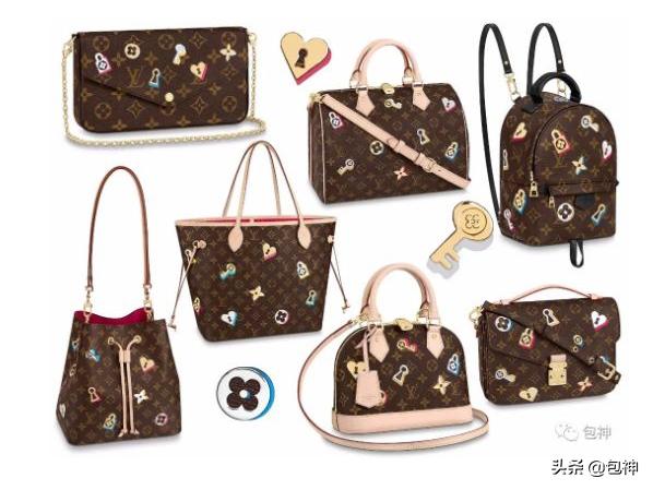 包神二手奢侈品,贴满徽章的包包lv