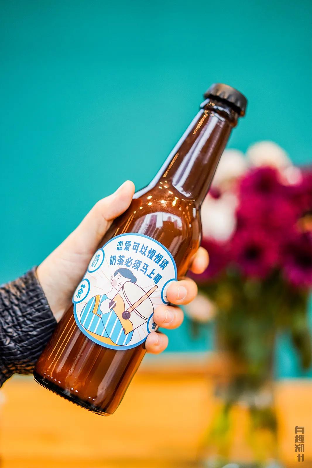 逛陈砦花卉,逛完街来杯温暖的奶茶