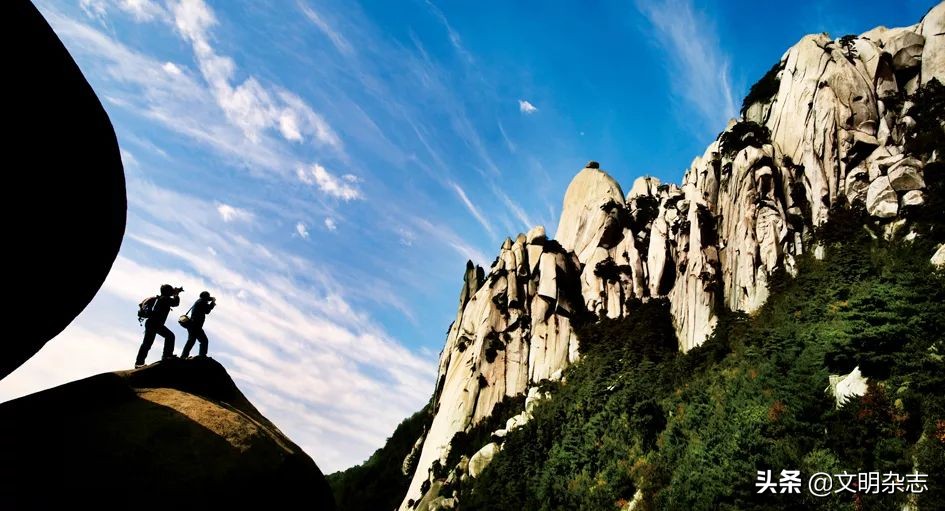 神秘的天柱山,天柱山主峰之谜