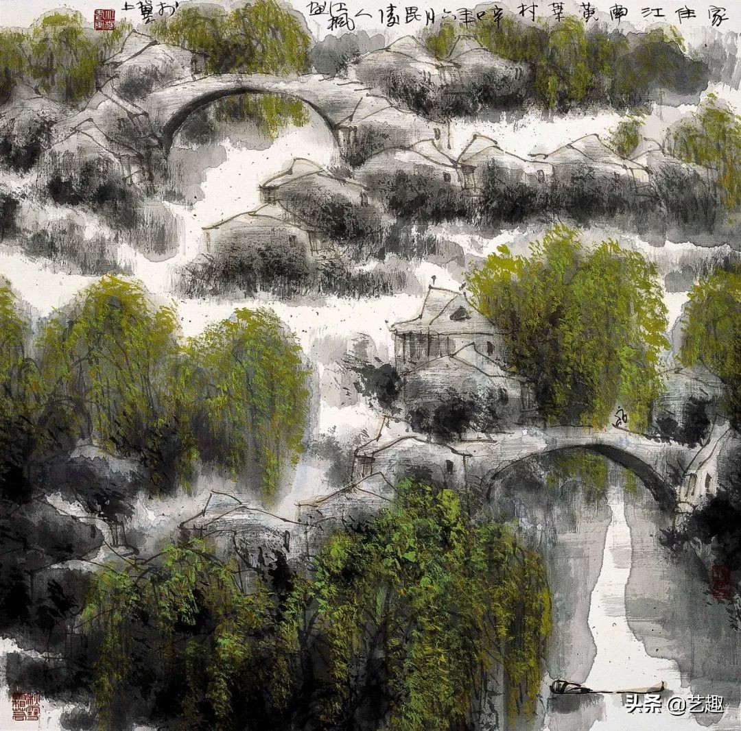 画家江枫作品,黄公望评价