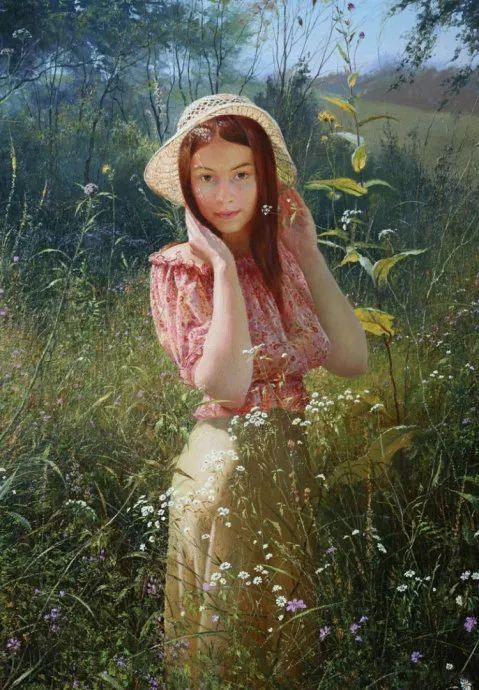 喀拉刨柯油画作品欣赏,瑞典油画人物画