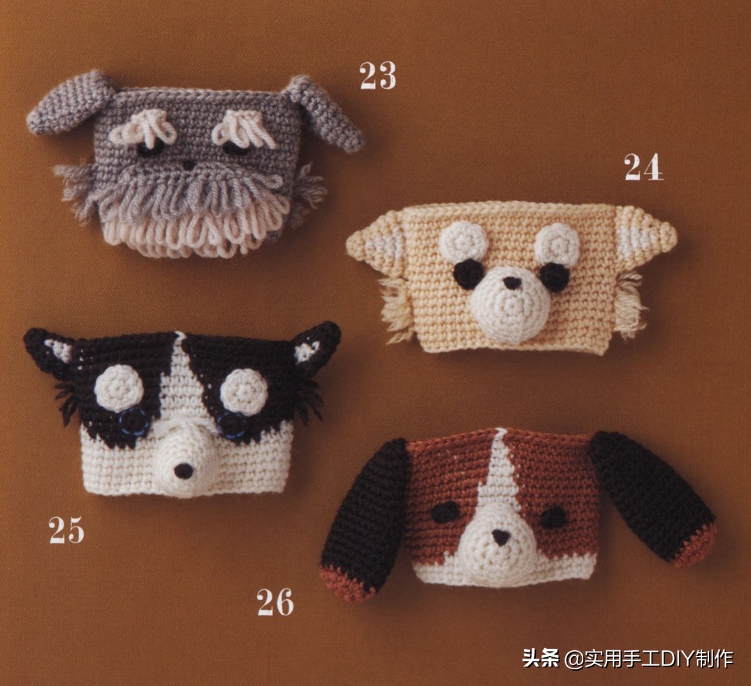 钩鞋动物图案图纸,钩鞋动物花样图案大全