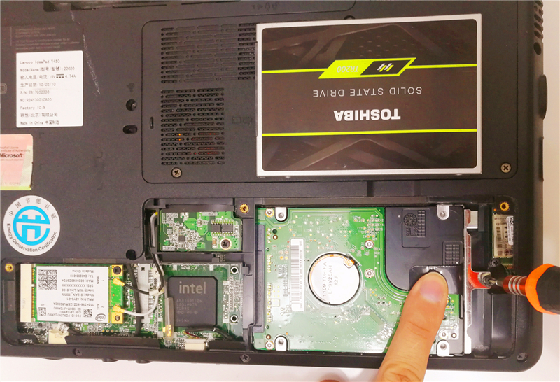联想y450换固态硬盘前后对比,联想y450可以换什么固态硬盘