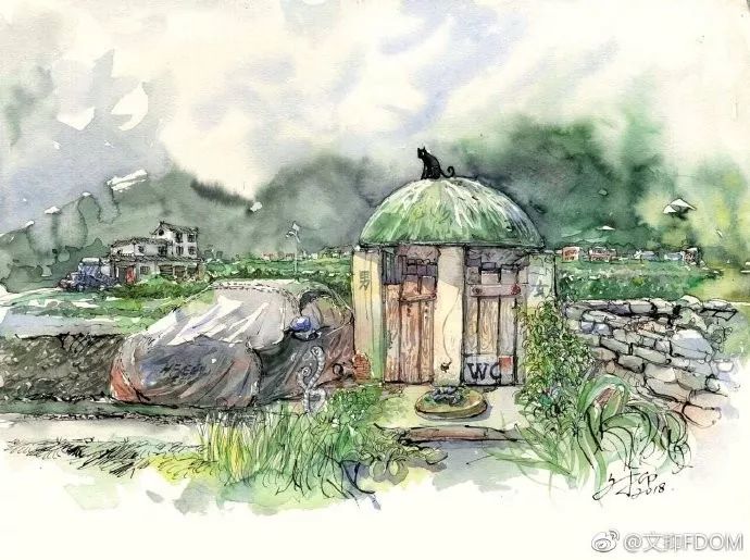 淡彩钢笔画技法,钢笔淡彩画基本知识