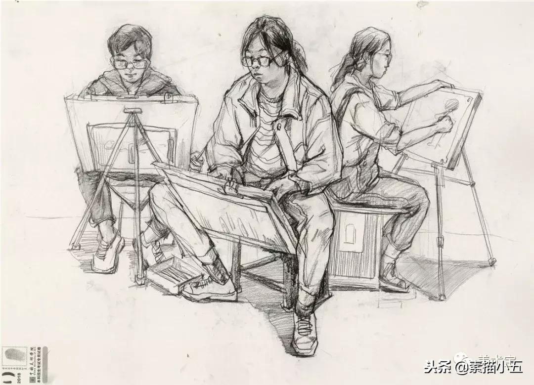 国美素描高分卷子图片,国美色彩高分卷2012