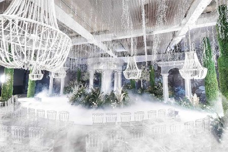 适合层高矮的婚宴厅,无柱式婚宴大厅