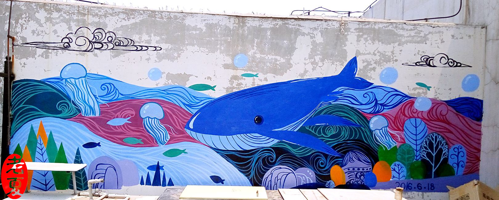 武汉室内墙面艺术漆效果图,武汉墙绘创作