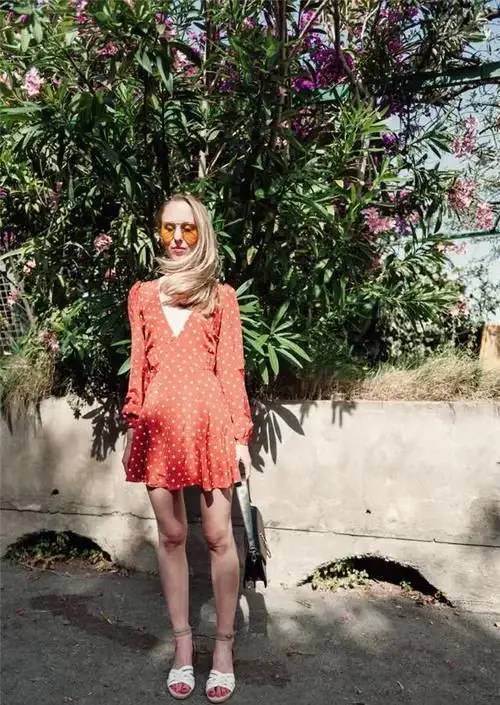 半身法式碎花裙怎么搭配好看,法式碎花裙搭配图片大全