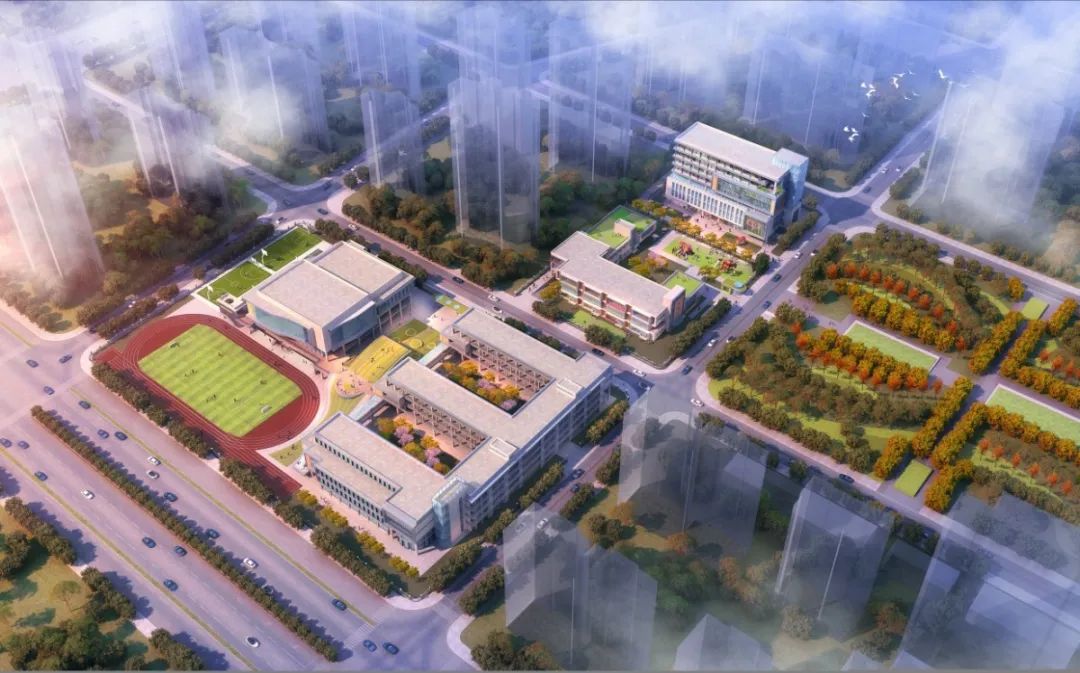 江北即将开建的中学,江北新区新建大学