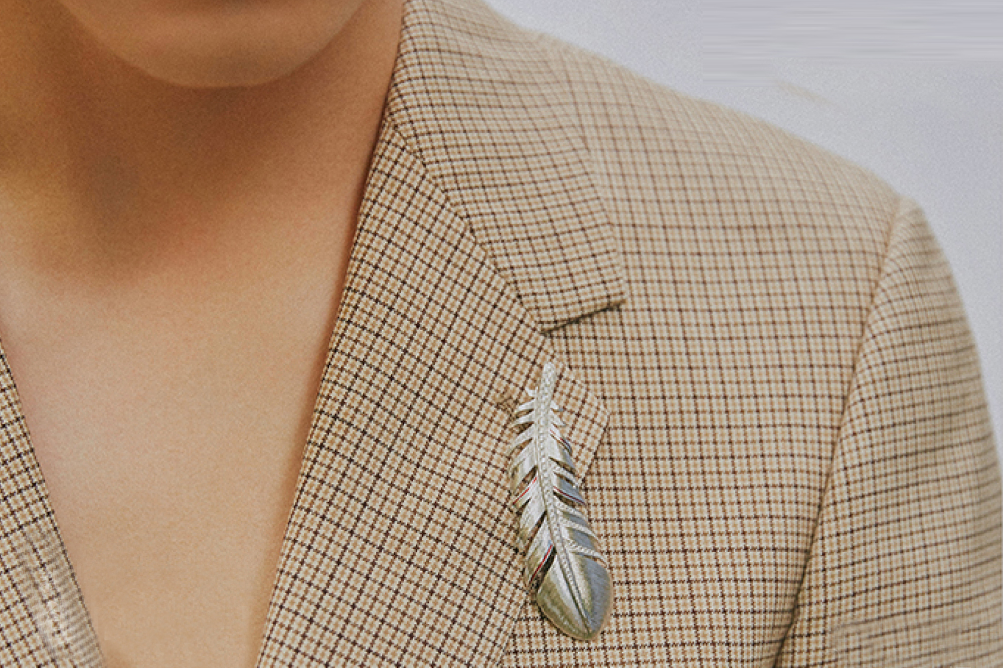 马天宇戴的戒指,马天宇羽毛胸针