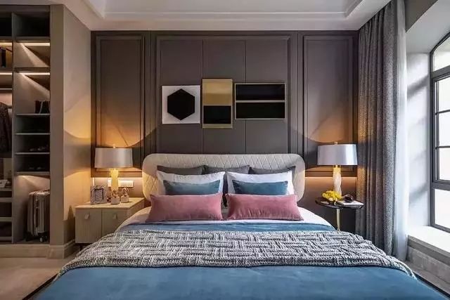 护墙板背景墙最新效果图,欧式护墙板背景墙装修效果