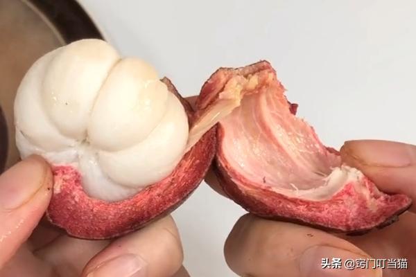 山竹顶上有小机关,山竹的顶部小机关