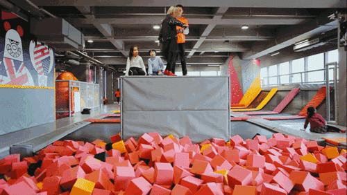 蹦床公园dojump,北京dojump蹦床公园探店