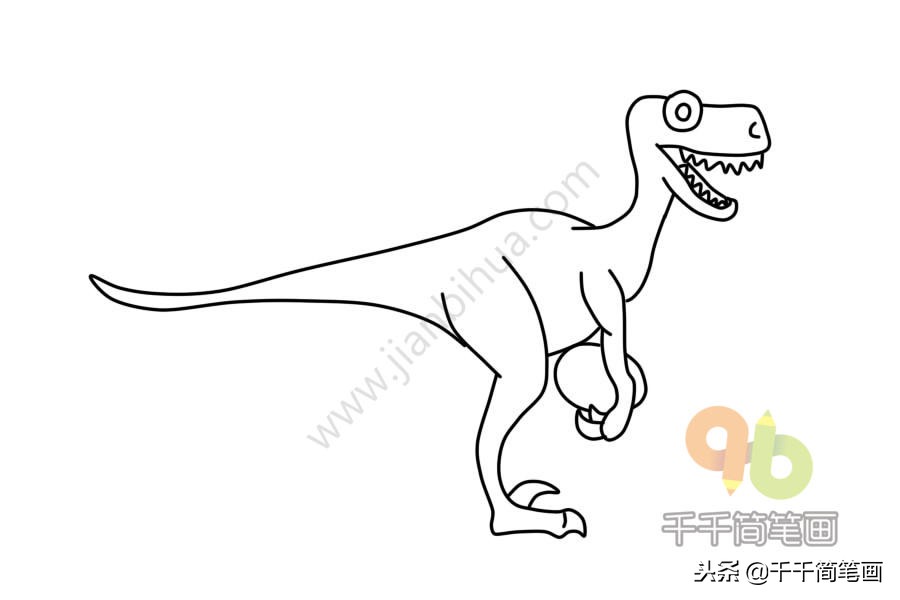 简笔画100个恐龙9-10岁,儿童简笔画恐龙大全简单又漂亮