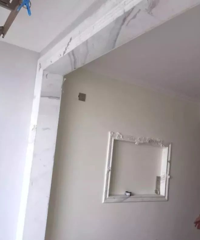 大理石极简垭口门套什么时候装,大理石垭口门套收边几公分好看