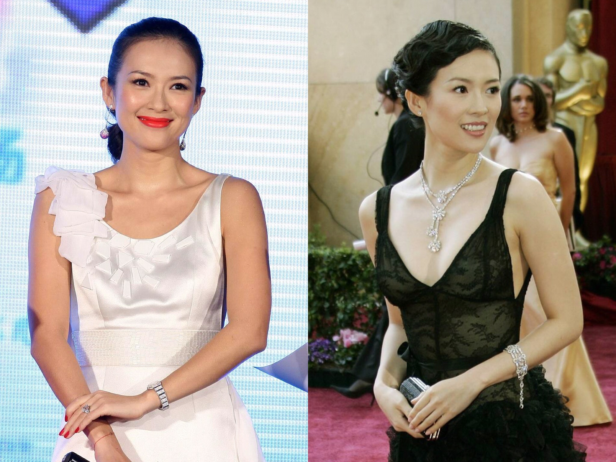 明星穿搭和章子怡学穿搭,肩膀小的女生穿衣