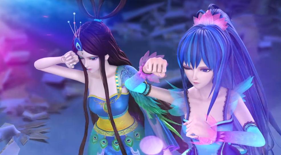 叶罗丽蓝孔雀和黑孔雀融合,叶罗丽蓝孔雀是不是圣级仙子