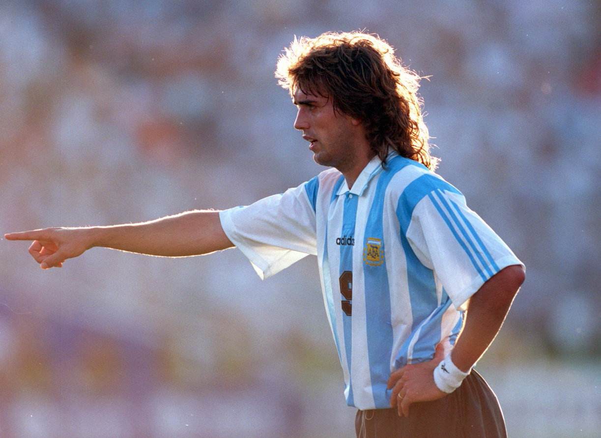 10年阿根廷世界杯七大前锋,潇洒飘逸的足球运动员