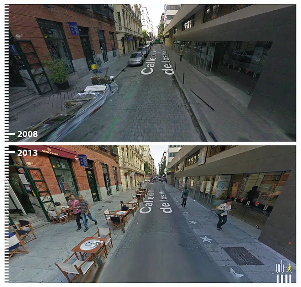 行走城市的魅力就是这么大！谷歌街景里50个公共空间改造前后对比