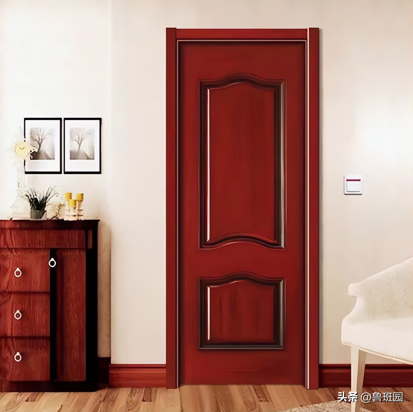 方形门套和弧形门套,门套和护墙板同材不同色