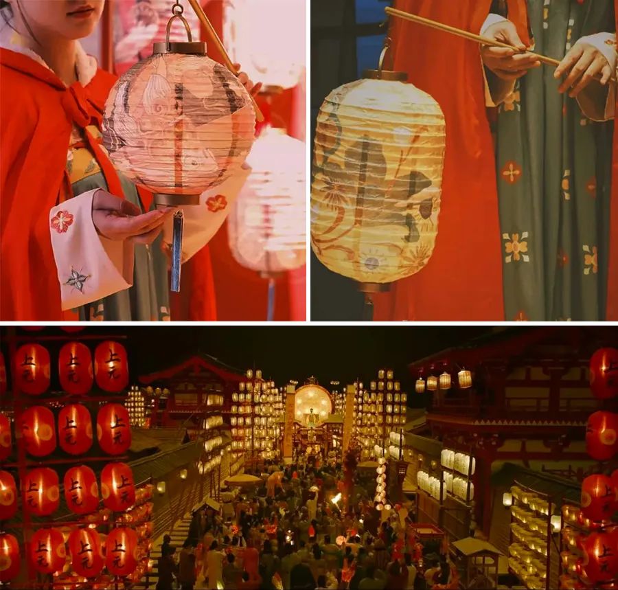 元宵节十大习俗儿童画,怎么画猜灯谜赏花灯吃元宵的场景