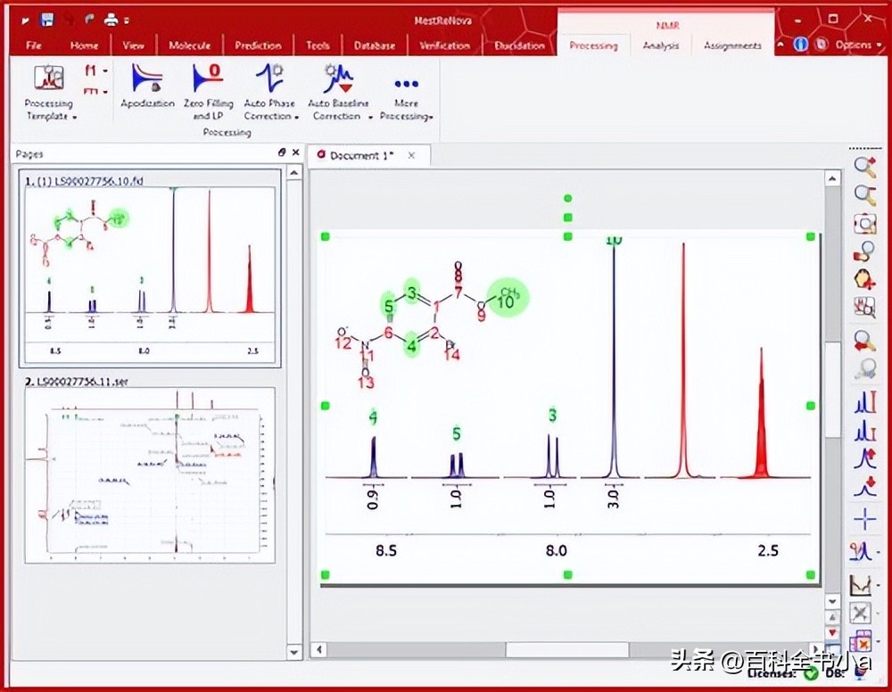 mestrenova怎么自动写出氢谱数据,如何用mestrenova得到氢谱数据