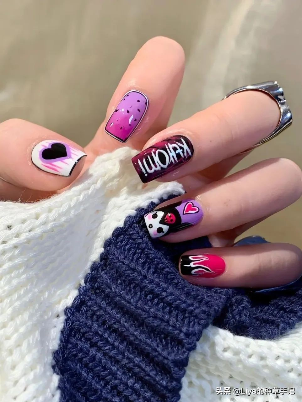 干净高级显白的美甲图片,秋冬显白美甲仙气十足的美甲分享