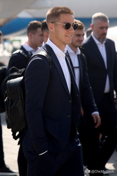 西装控西装男,世界杯西装克罗地亚